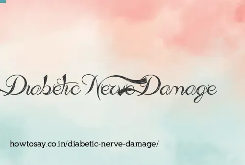 Diabetic Nerve Damage
