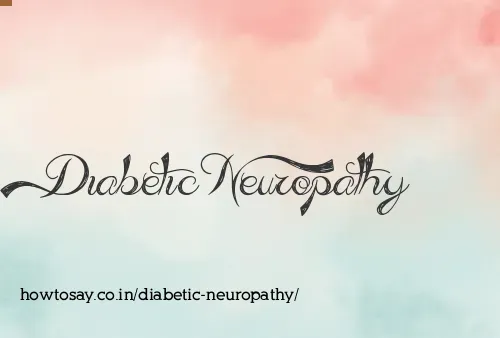 Diabetic Neuropathy