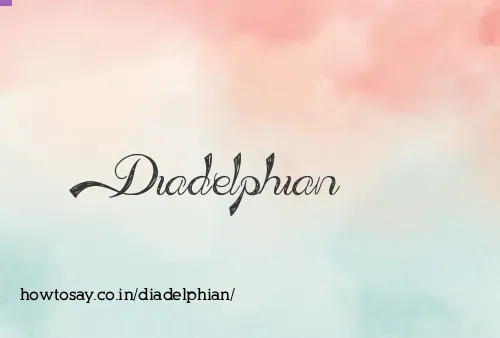 Diadelphian