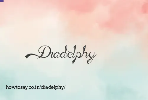 Diadelphy