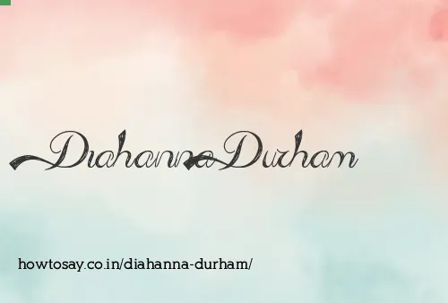 Diahanna Durham