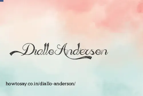 Diallo Anderson