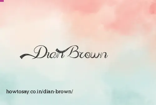 Dian Brown
