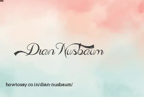 Dian Nusbaum