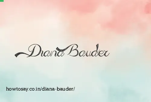 Diana Bauder