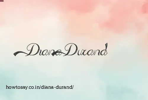 Diana Durand