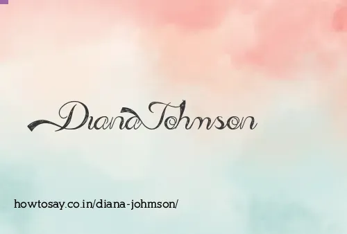 Diana Johmson