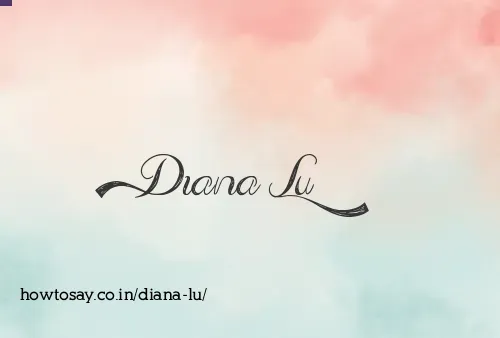 Diana Lu