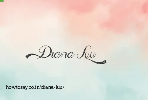 Diana Luu