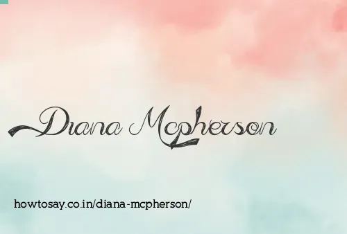 Diana Mcpherson