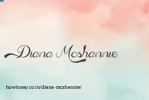 Diana Mcshannie