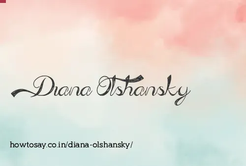 Diana Olshansky