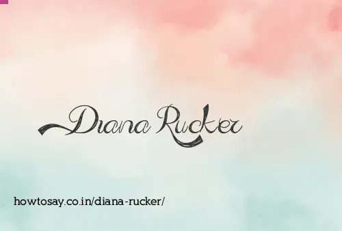 Diana Rucker