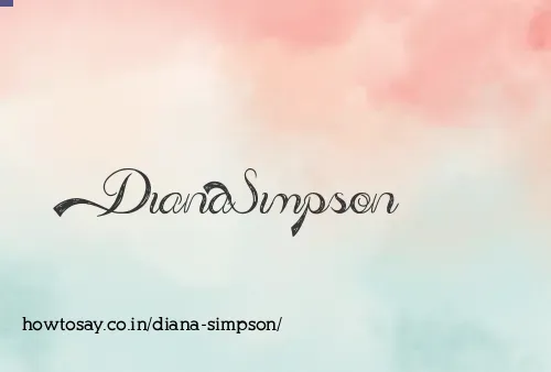 Diana Simpson