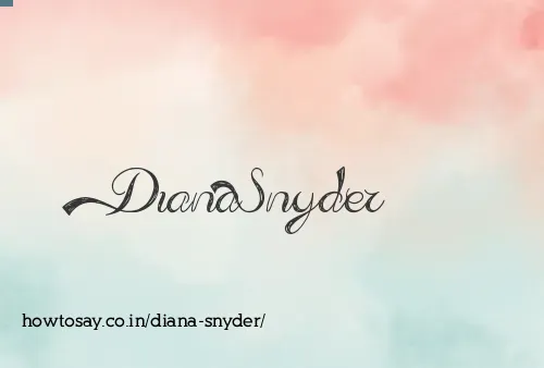 Diana Snyder