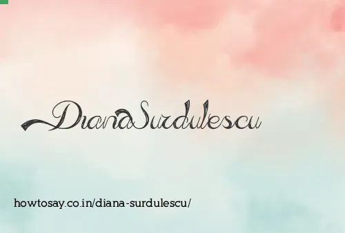 Diana Surdulescu