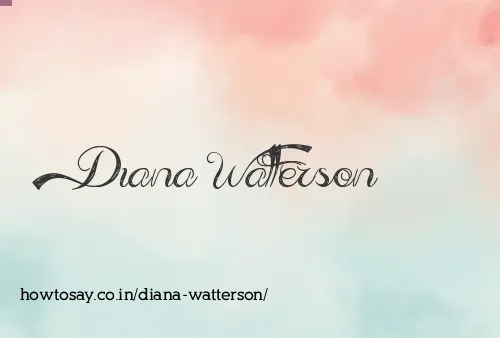 Diana Watterson