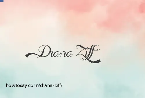 Diana Ziff