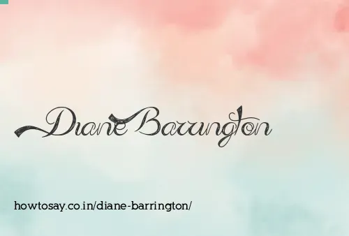 Diane Barrington