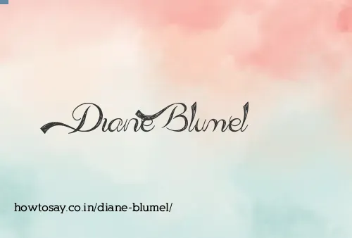 Diane Blumel