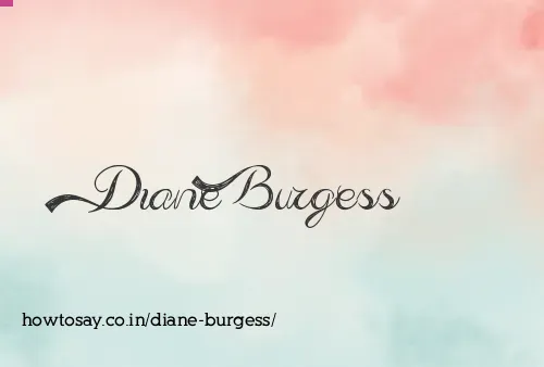 Diane Burgess