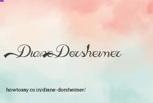 Diane Dorsheimer