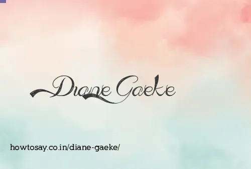 Diane Gaeke