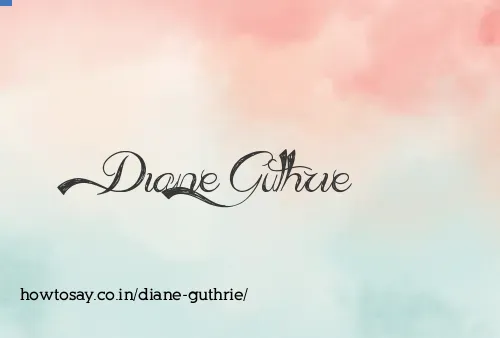 Diane Guthrie