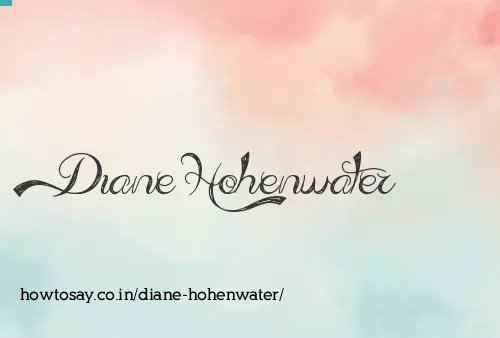 Diane Hohenwater