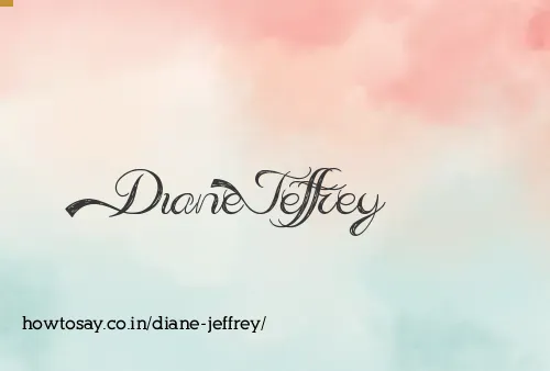 Diane Jeffrey