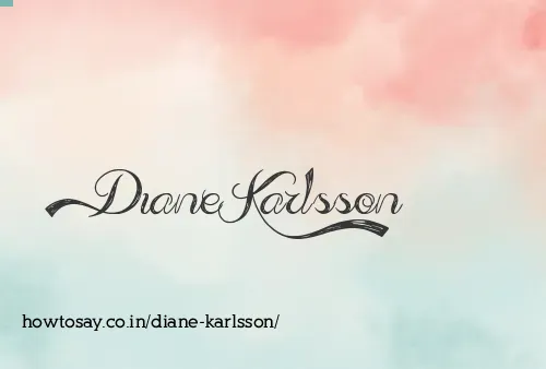 Diane Karlsson