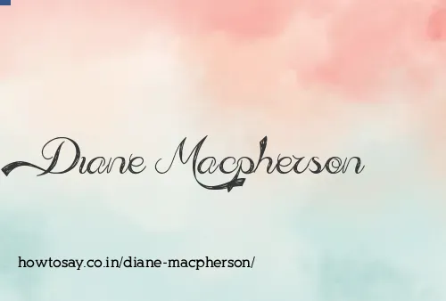 Diane Macpherson