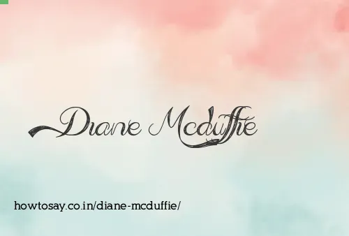 Diane Mcduffie