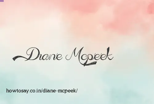 Diane Mcpeek