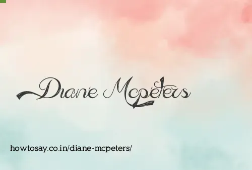 Diane Mcpeters