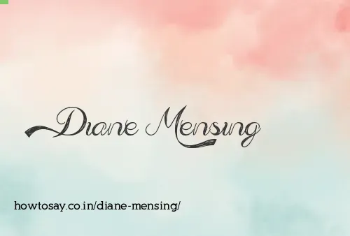 Diane Mensing