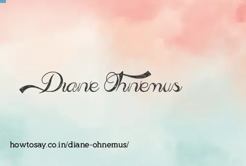 Diane Ohnemus