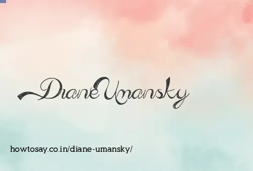 Diane Umansky