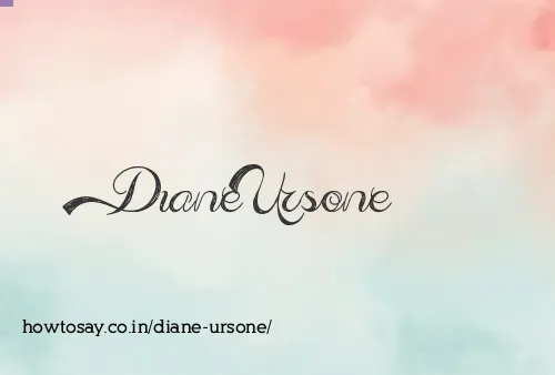 Diane Ursone