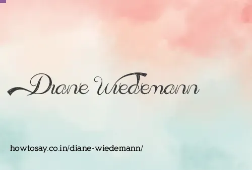 Diane Wiedemann