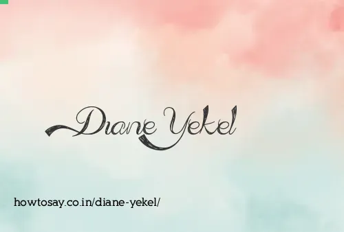 Diane Yekel