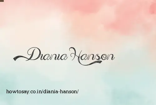 Diania Hanson