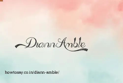 Diann Amble