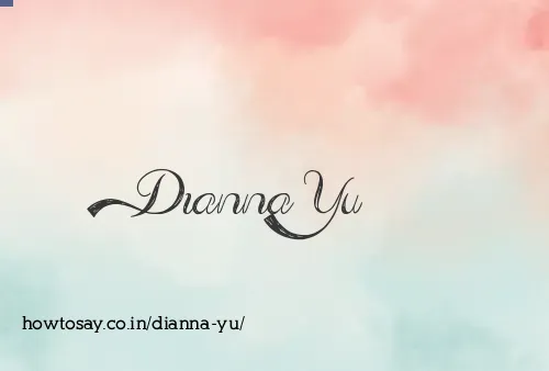 Dianna Yu