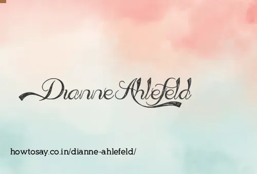 Dianne Ahlefeld