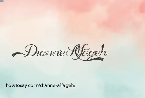 Dianne Alfageh
