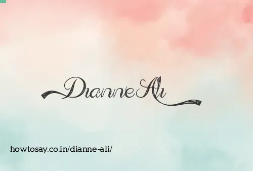 Dianne Ali