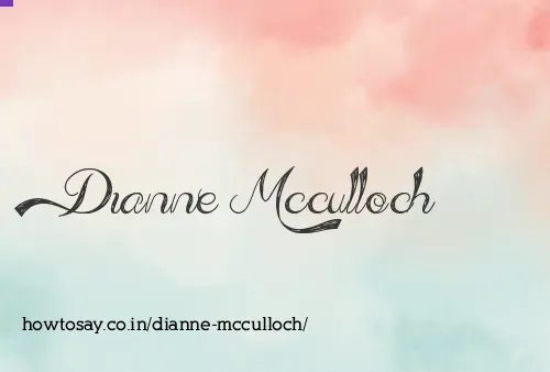 Dianne Mcculloch
