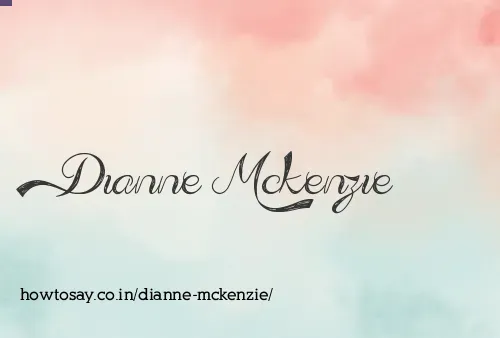 Dianne Mckenzie
