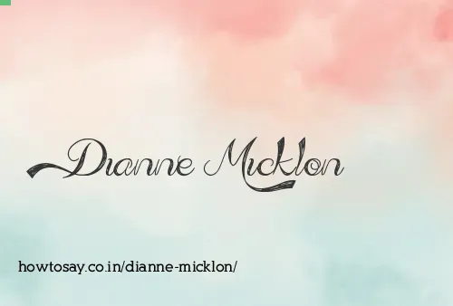 Dianne Micklon